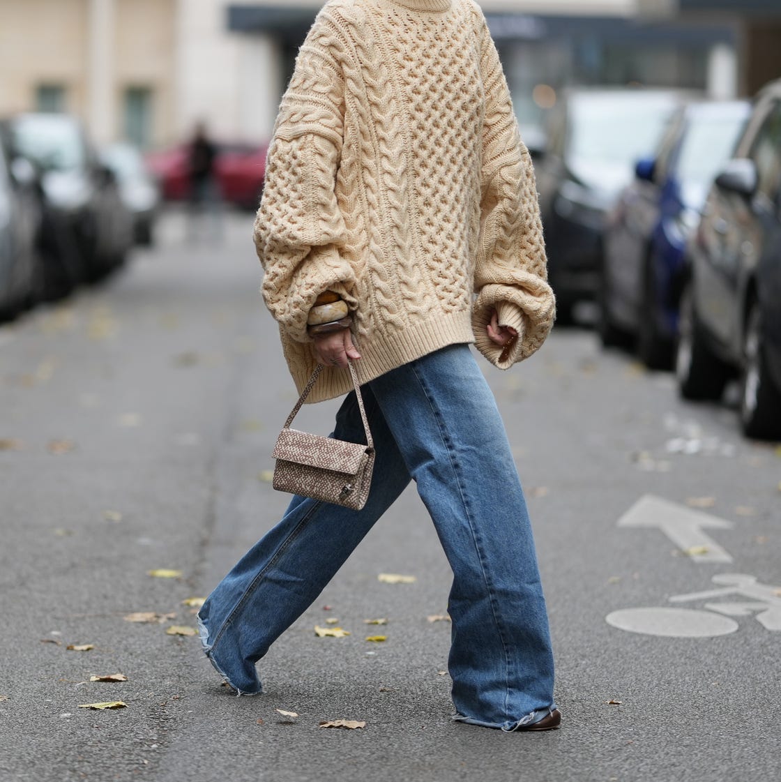 Brown Leather Loafers Outfit Idea Brown Leather Loafers Outfit Idea — Winter Outfits with Wide Leg Jeans