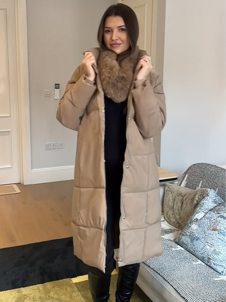 Black Knee-High Boots Outfit Idea Black Knee-High Boots Outfit Idea — Long Puffer Coat Outfits