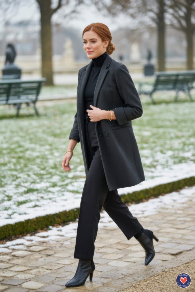 Tailored Wool Coat for Polished Parisian Winter Strolls — Paris Winter Outfits