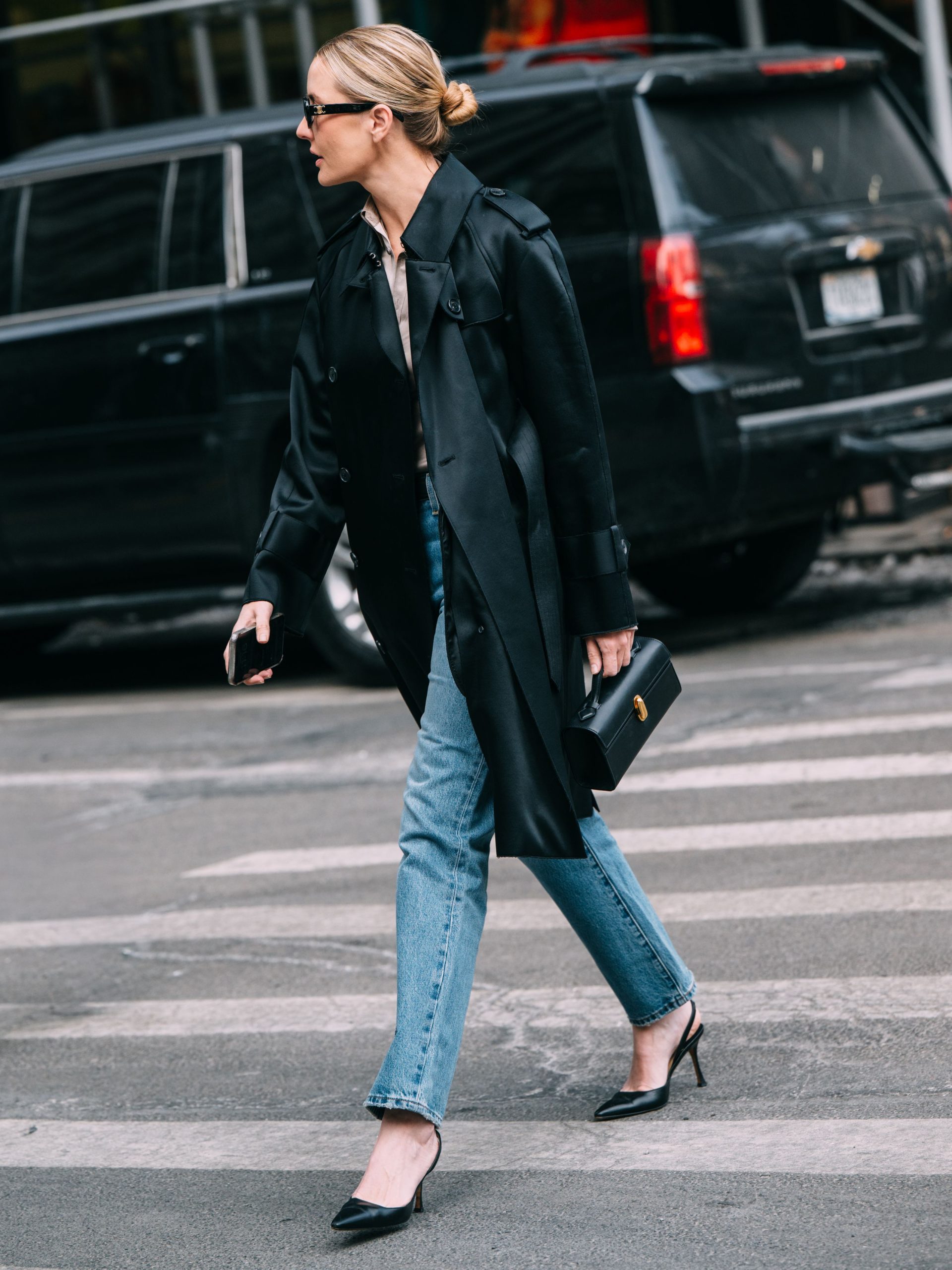 Urban Daytime Outfit Idea — Winter to Spring Transition Outfits