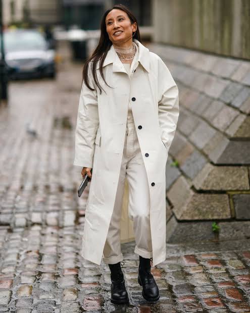 Smart Casual Outfit Idea — Winter White Outfits