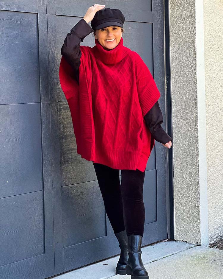 Black Boots Outfit Idea — Classy Winter Outfits