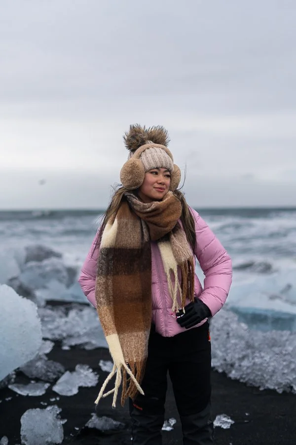Winter Sightseeing Cold Weather Outfit Idea — Iceland Winter Outfits