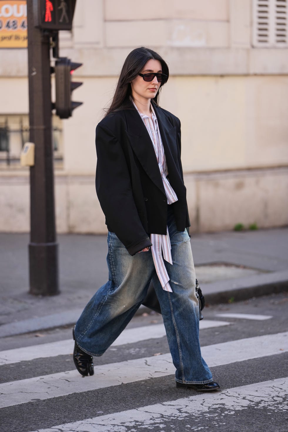 Black Loafers Outfit Idea Black Loafers Outfit Idea — Winter Outfits with Wide Leg Jeans
