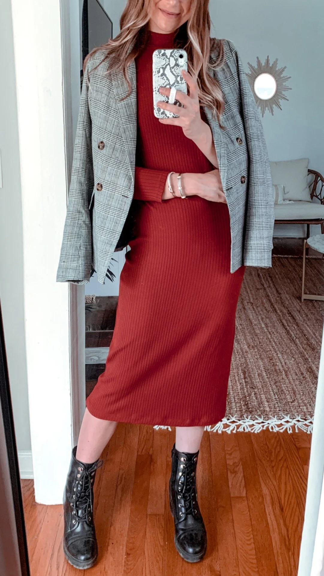 Smart Casual Outfit Idea Smart Casual Outfit Idea — Sweater Dress Outfits