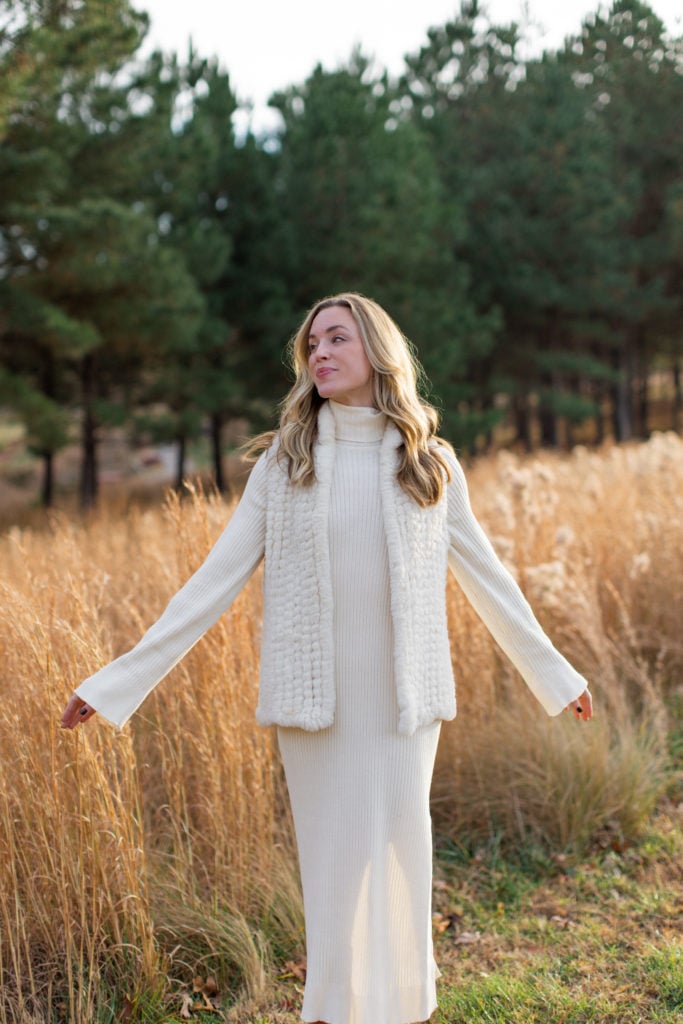 None Visible Outfit Idea None Visible Outfit Idea — Sweater Dress Outfits