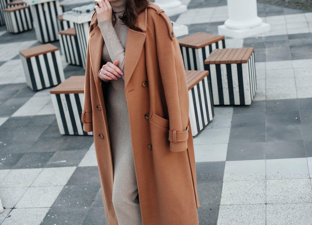 Black Boots Outfit Idea Black Boots Outfit Idea — Camel Coat Outfits