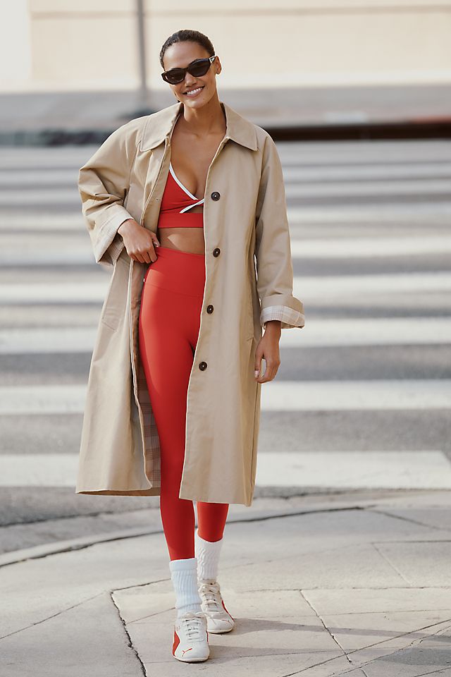 Varley Cotton Robyn Car Coat | Anthropologie UK