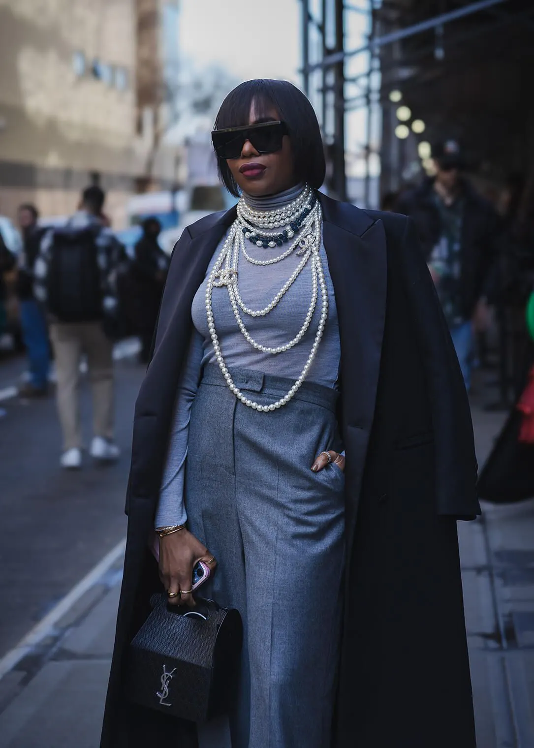 Pointed Toe Heels Outfit Idea — NYC Winter Outfits