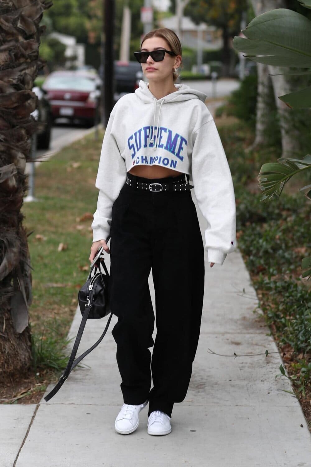 Graphic Cropped Hoodie with Wide-Leg Pants Graphic Cropped Hoodie with Wide-Leg Pants — Hoodie Outfits