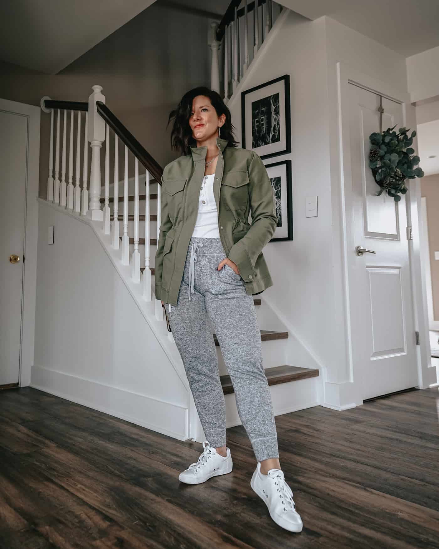 Striped Oversized Shirt and Drawstring Pants for Classic Loungewear Striped Oversized Shirt and Drawstring Pants for Classic Loungewear — Loungewear Outfits