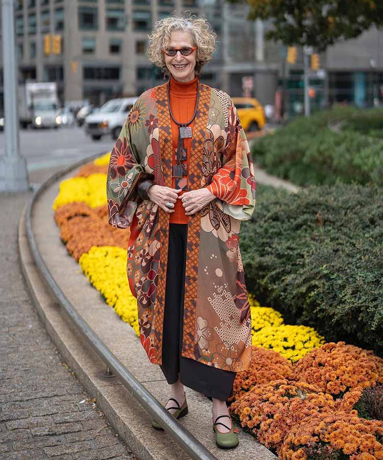 Kimono Jacket Over Turtleneck: Bohemian Layering — Boho Winter Outfits