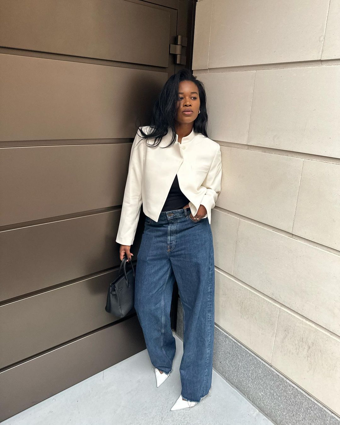 Casual Outfit Idea Casual Outfit Idea — Winter Outfits with Wide Leg Jeans