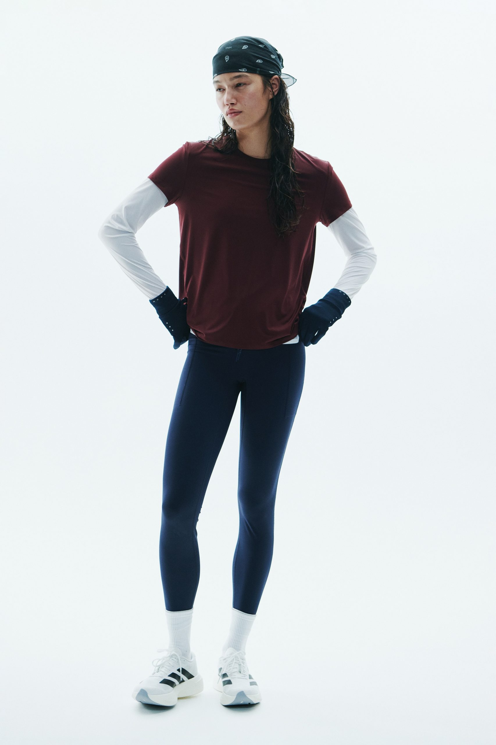 Layered Tees and Leggings for Active Warmth — Winter Workout Outfits