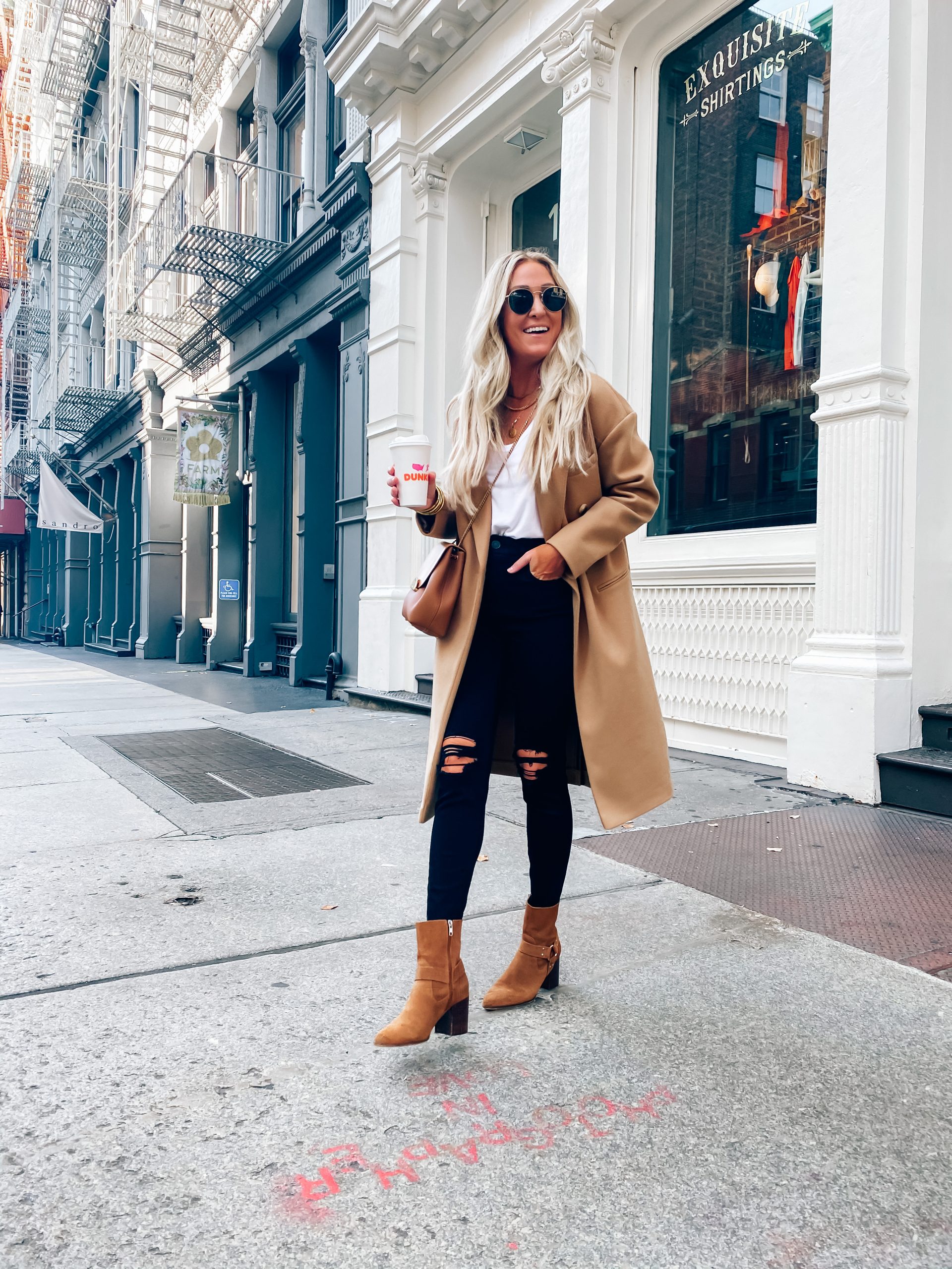 Casual Outing Outfit Idea Casual Outing Outfit Idea — Camel Coat Outfits