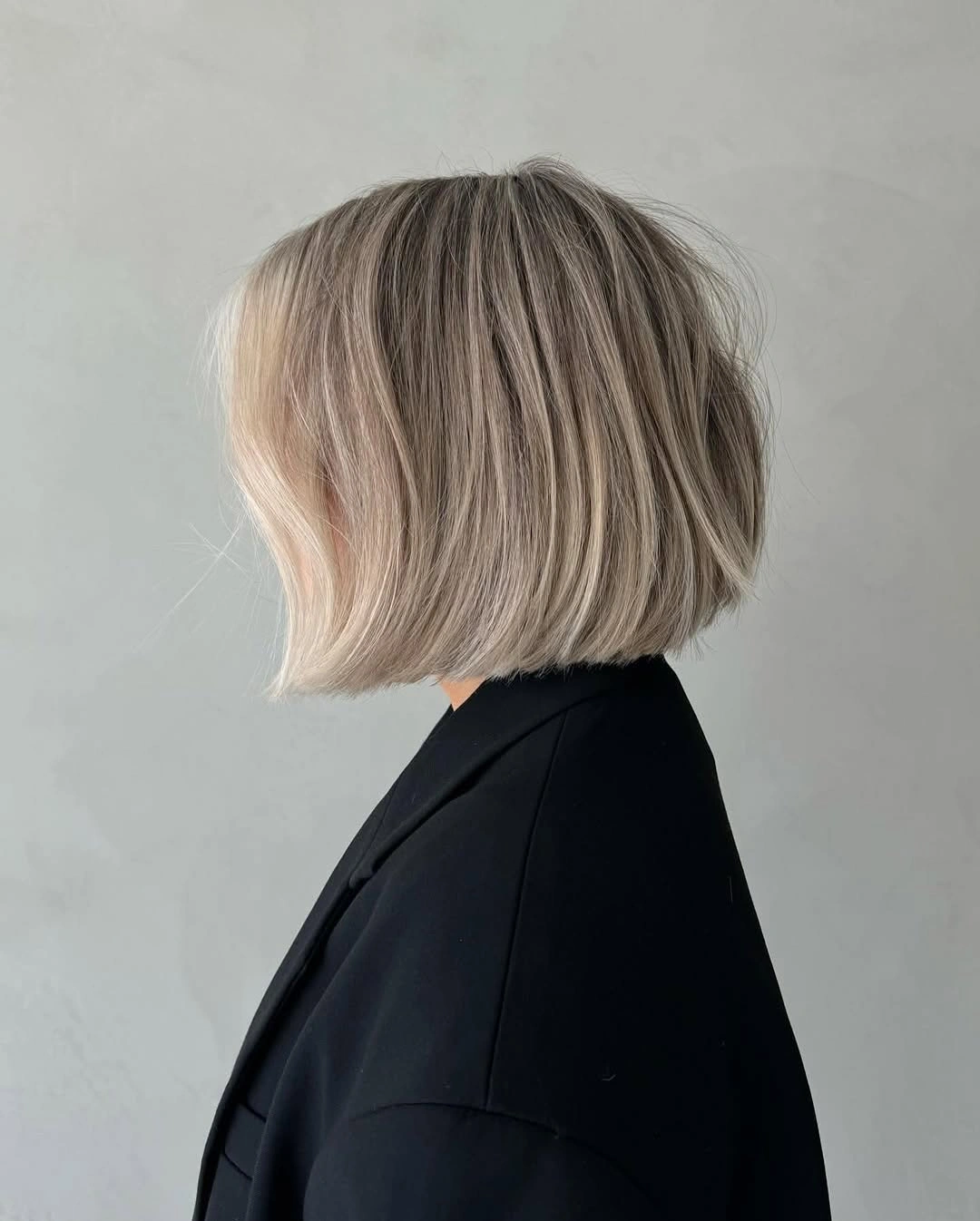 a-line bob haircuts Soft Blonde A Line Bob With a Clean Finish