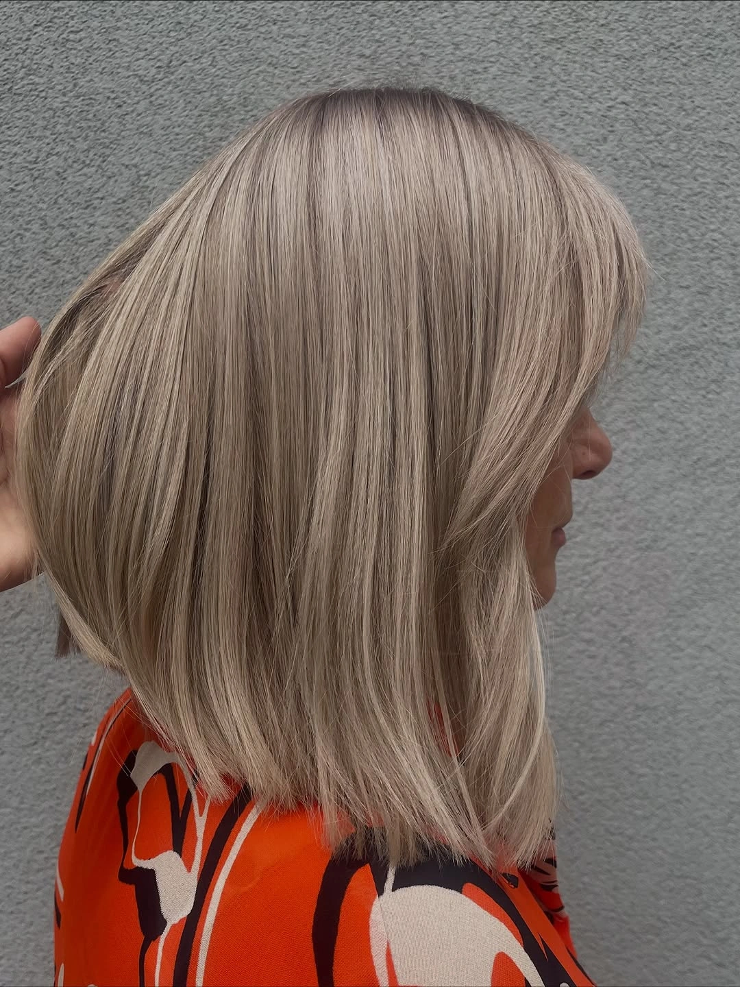 a-line bob haircuts Cool Blonde A Line Bob With Fine Layers