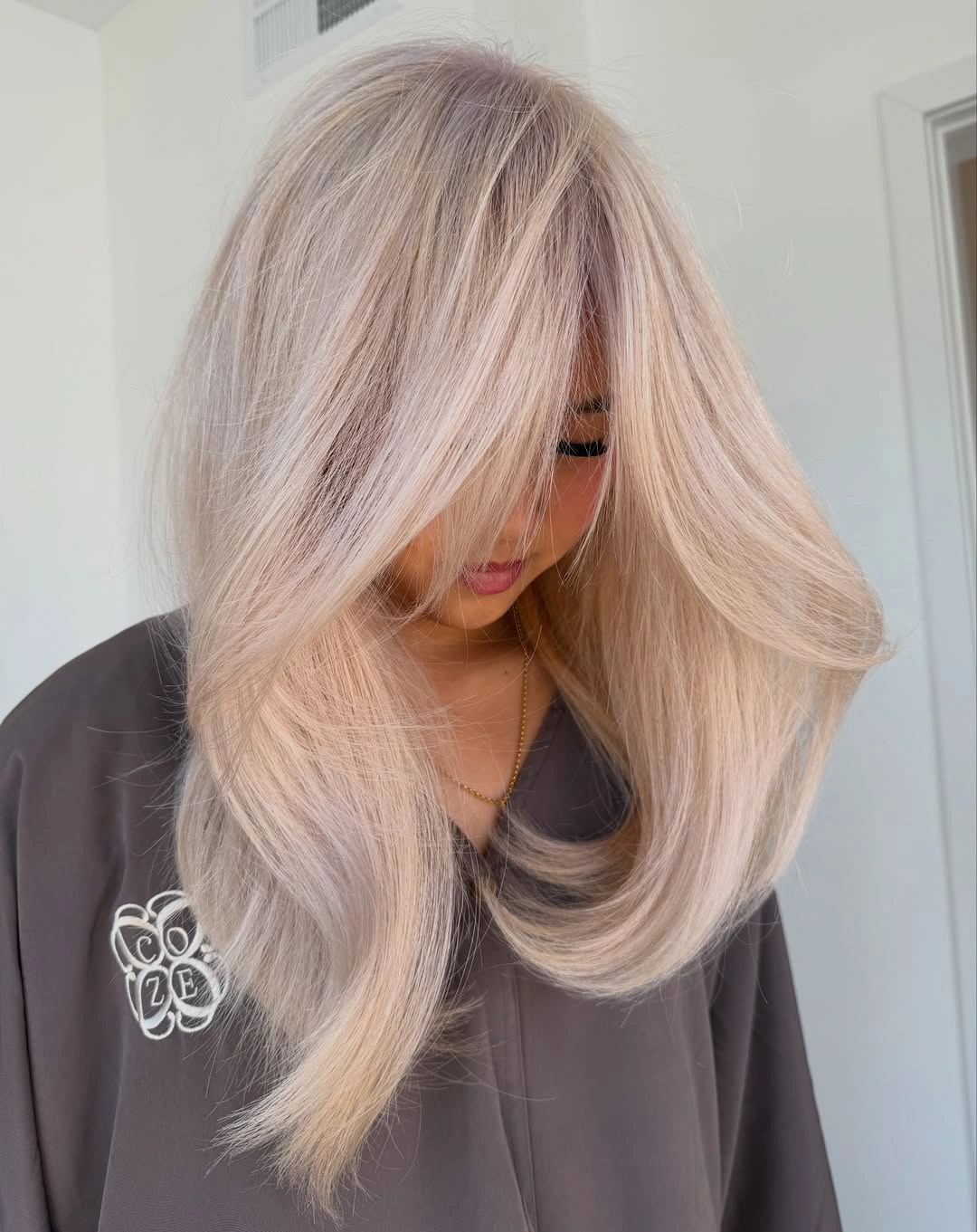 blonde winter hair color ideas Blush Pearl Blonde