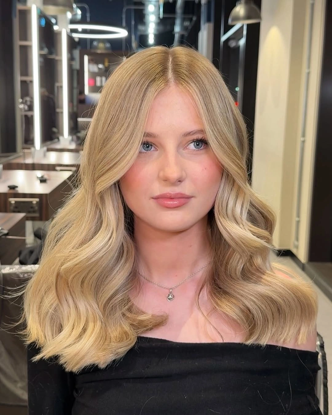 blonde winter hair color ideas Honey Beige Winter Blonde