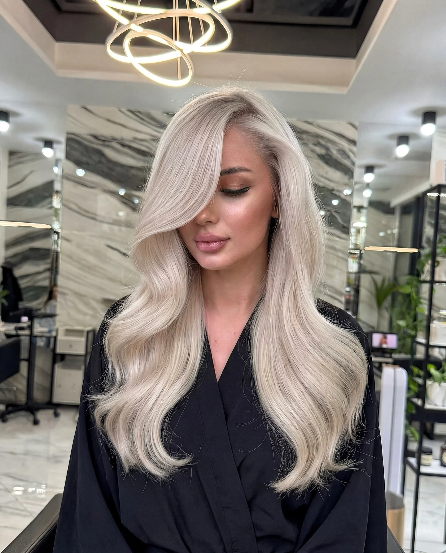 blonde winter hair color ideas Pearl Platinum Winter Blonde