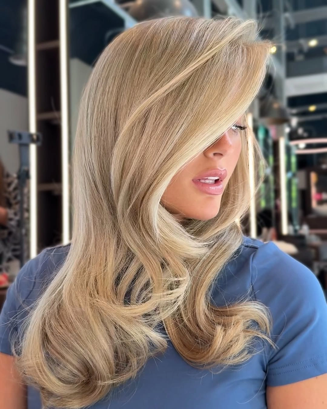 blonde winter hair color ideas Champagne Beige Blonde