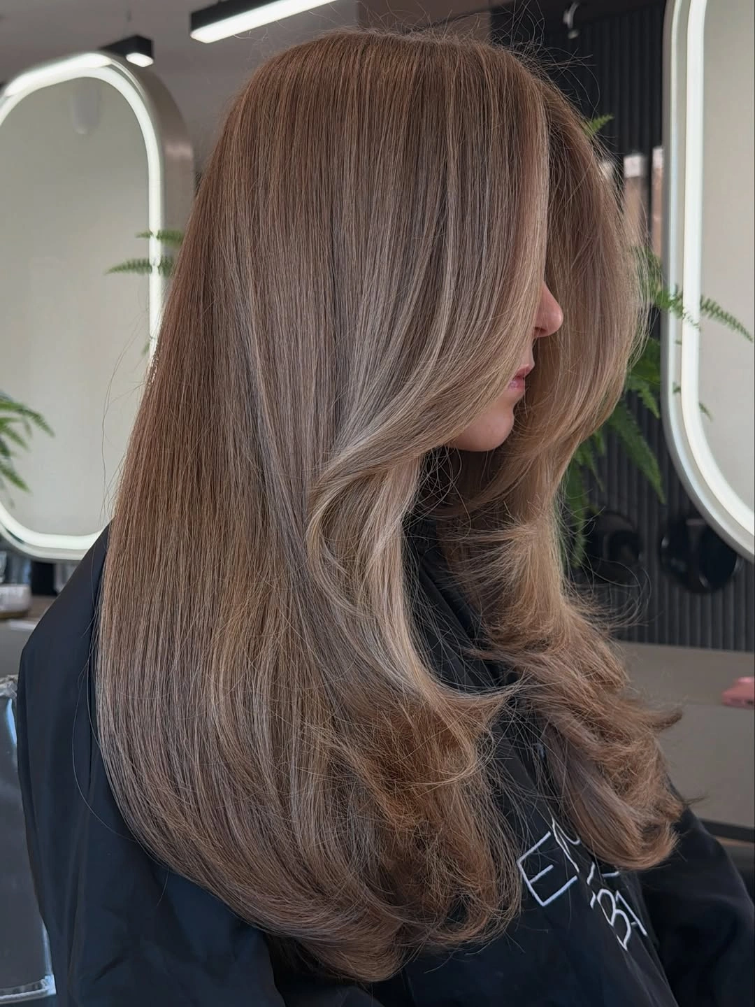 bronde balayage hair color Mushroom Bronde With A Silky Neutral Finish