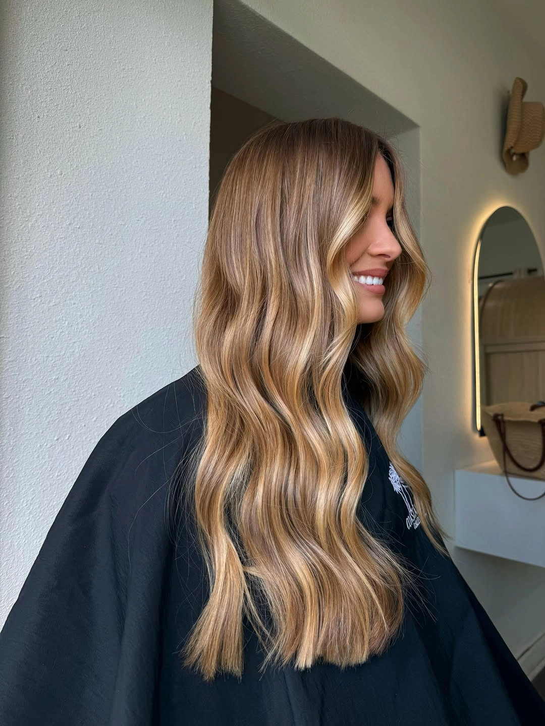 bronde balayage hair color Golden Bronde With Soft Face Framing