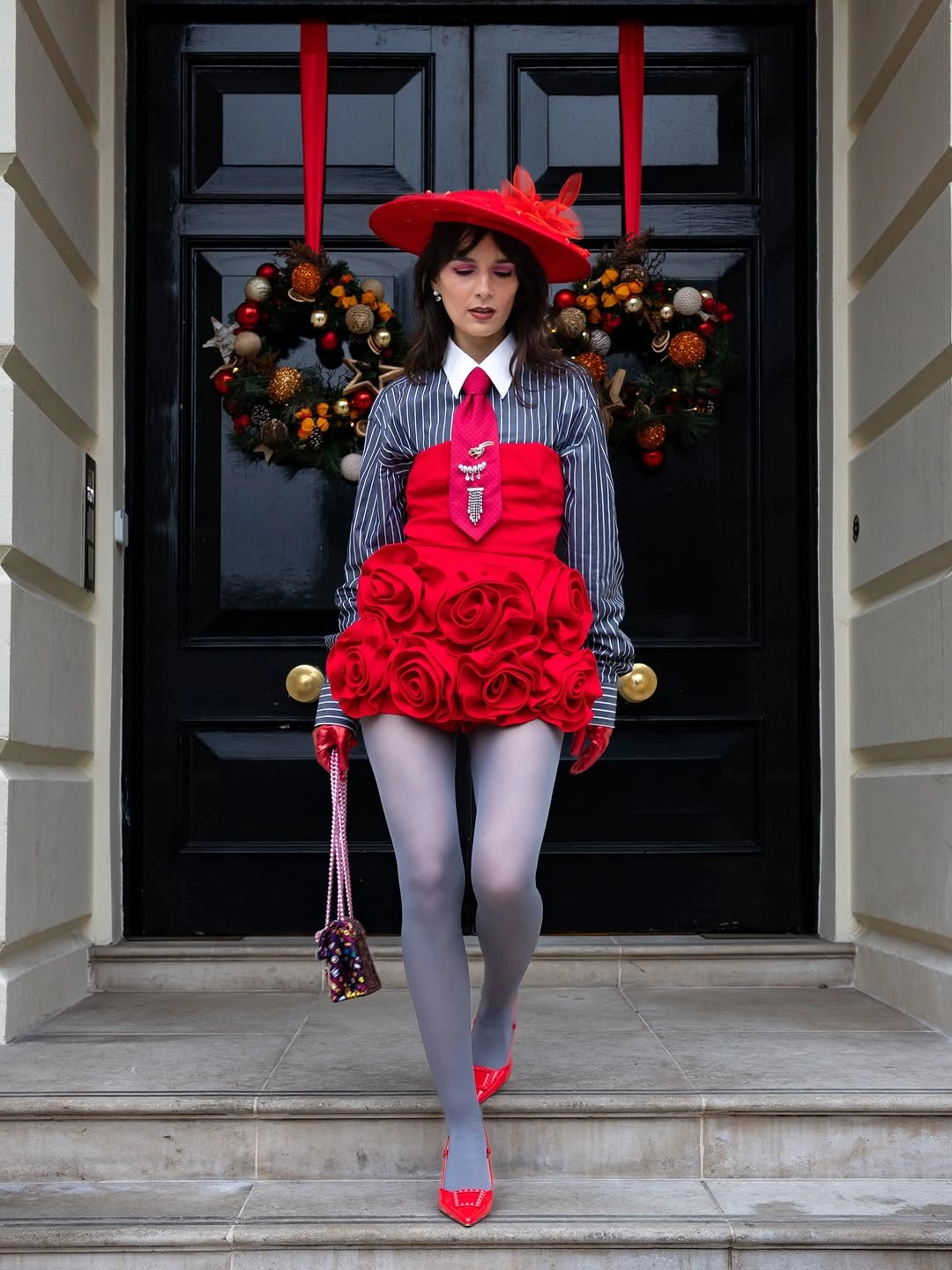 christmas outfits 2026 Vintage Christmas With A Fashion Twist