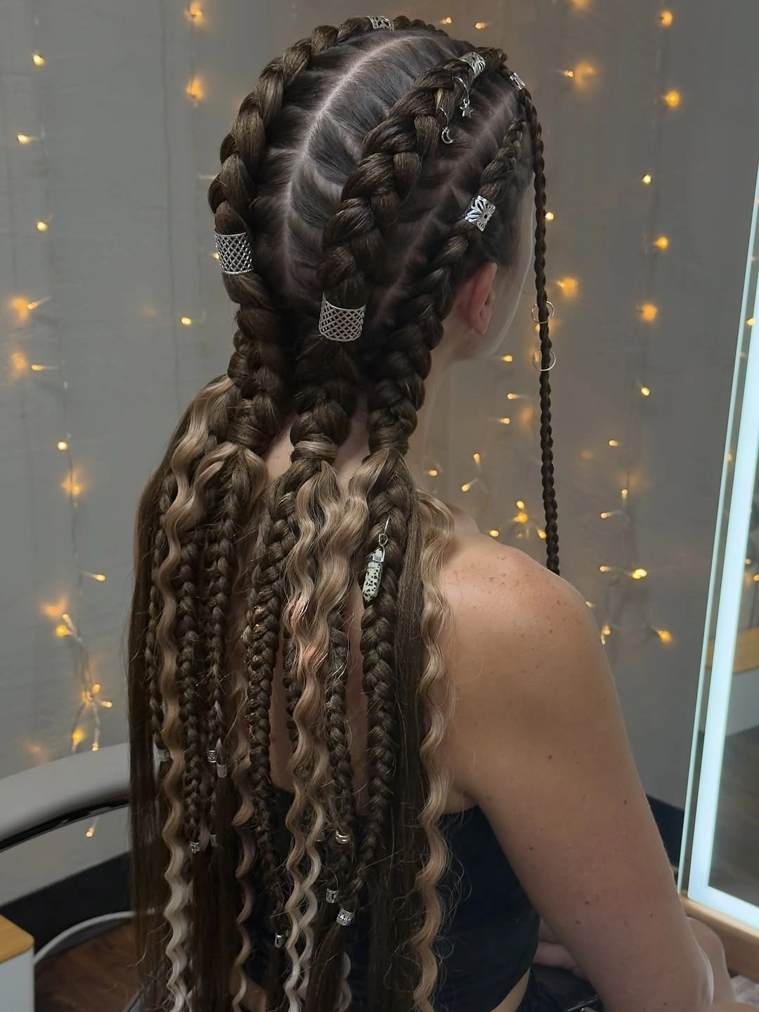 dragon braid hairstyle Long Dragon Braids With Loose Waves