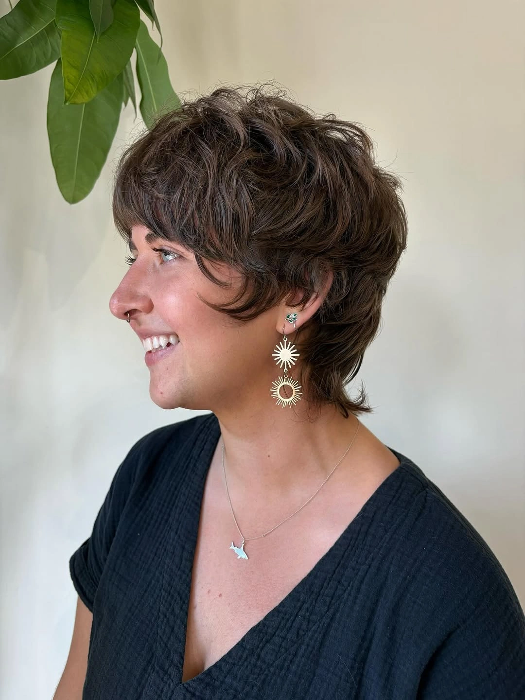 haircuts for plus size women 2027 Curly Shaggy Mullet With Soft Volume
