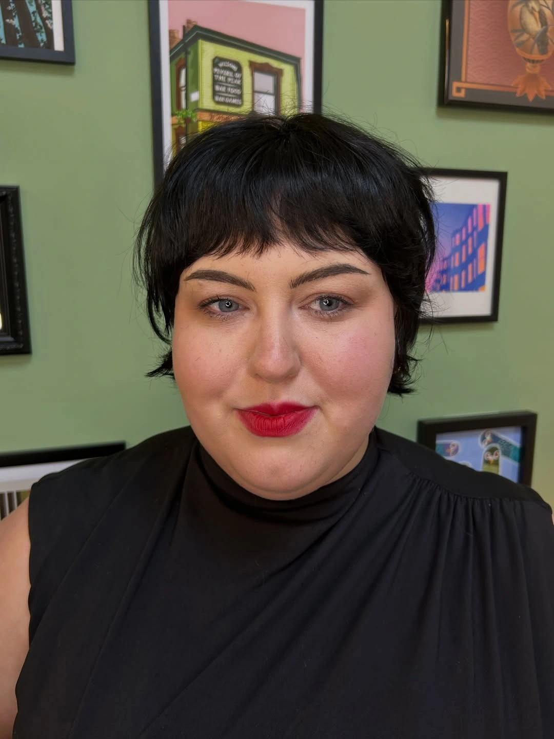 haircuts for plus size women 2027 Choppy Pixie With Micro Bangs