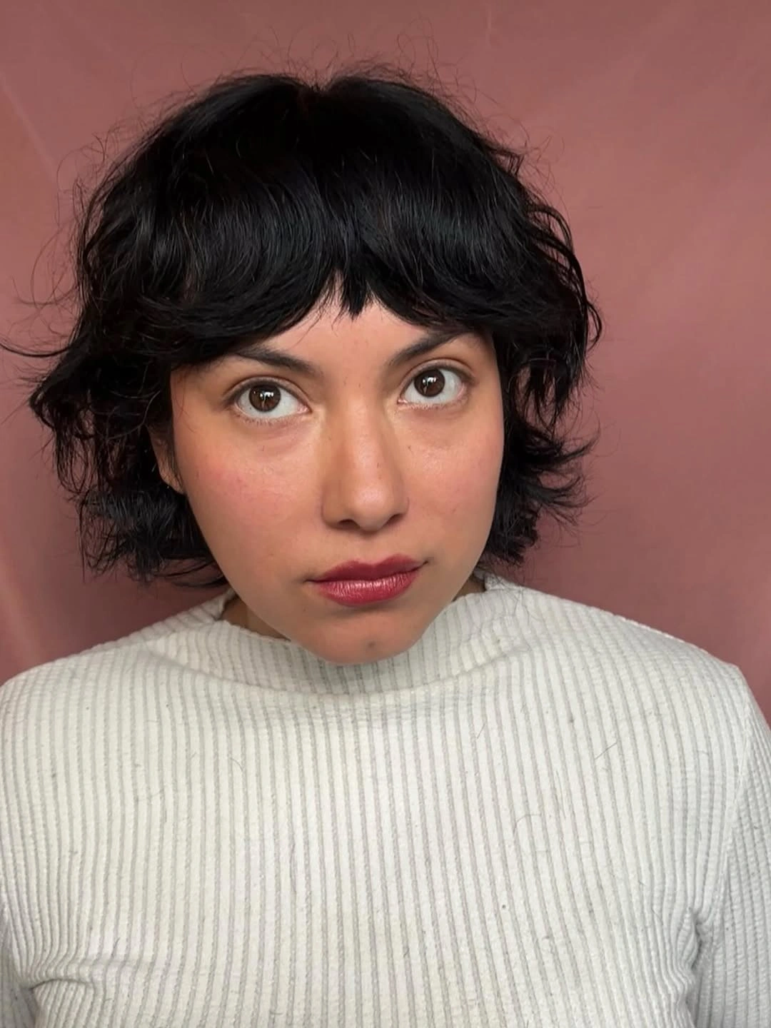 haircuts for plus size women 2027 Soft Shaggy Bob With Curtain Bangs