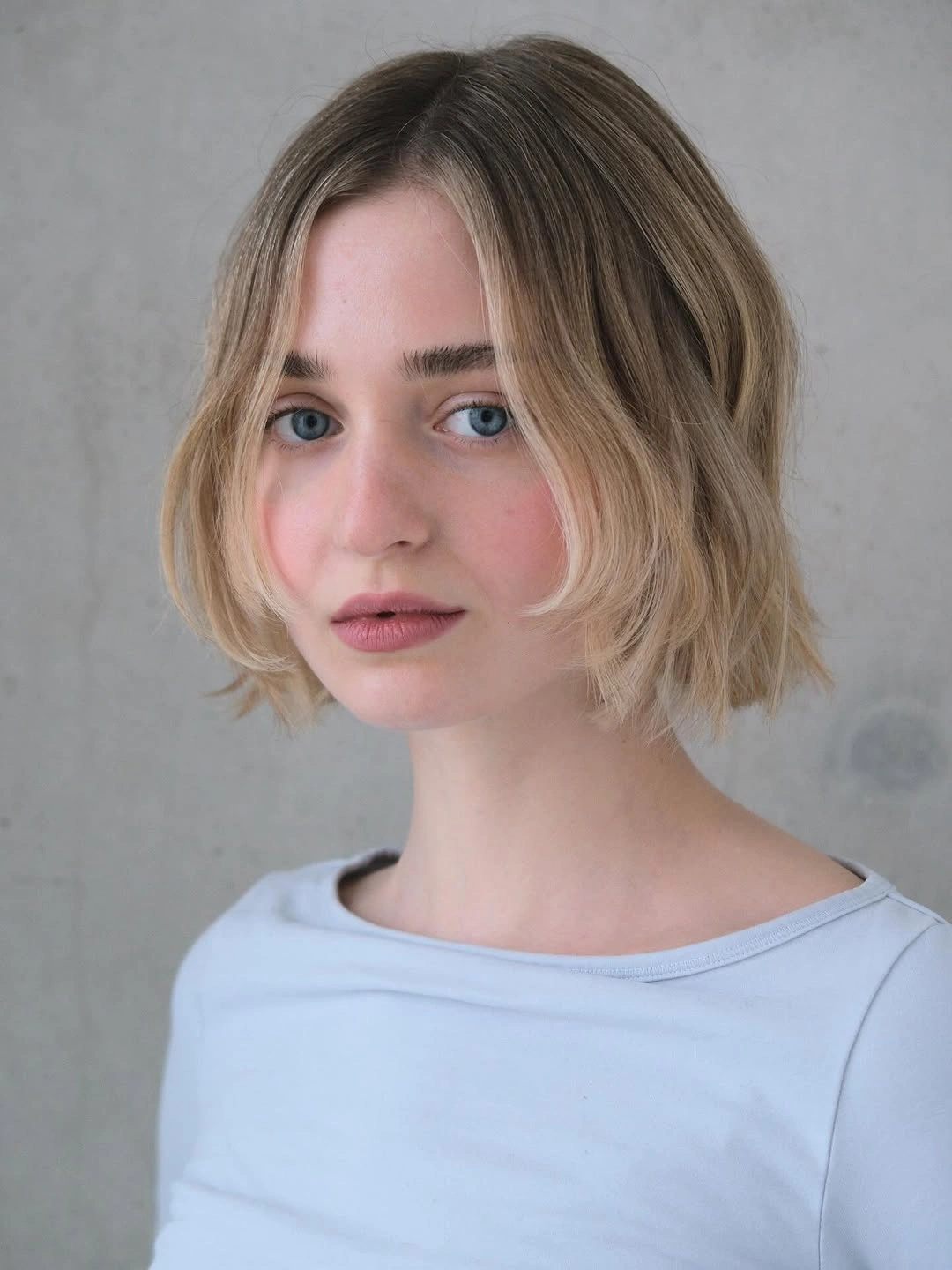 layered bob haircut Soft Blonde Bob With Face Framing Layers