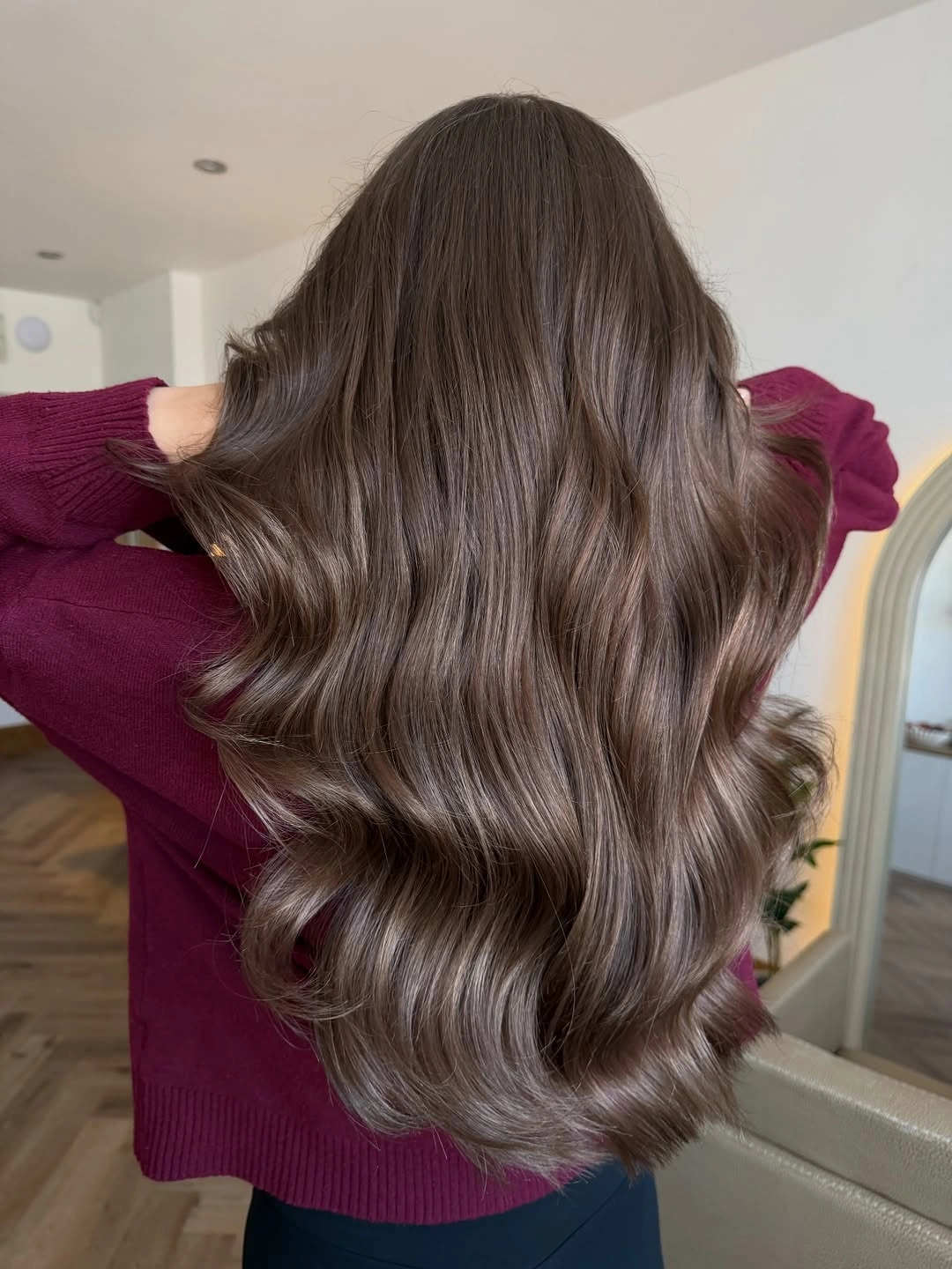 november hair colours 2026 Soft Mocha Brunette