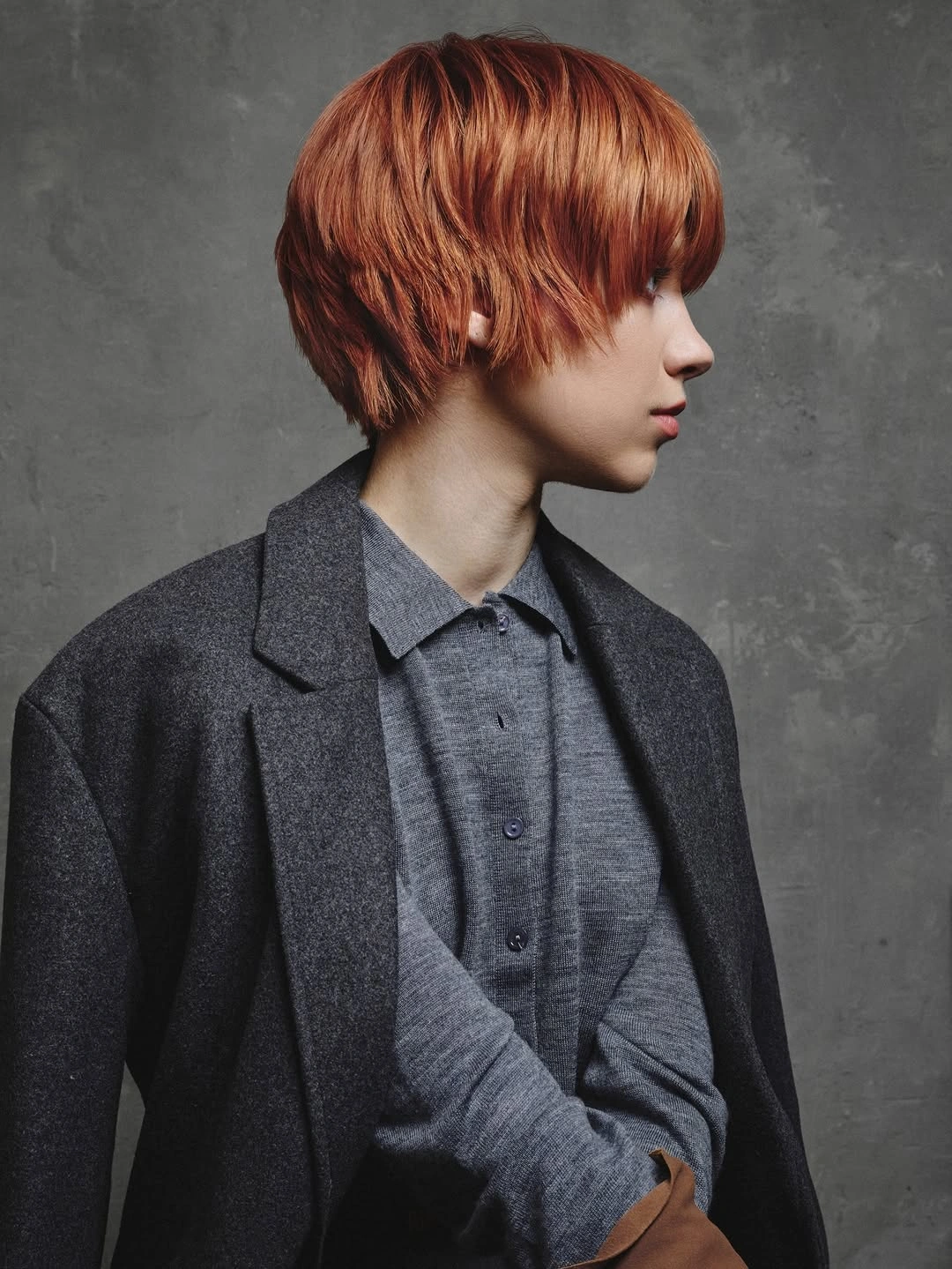 november haircut ideas 2026 Copper Pixie Bob With Textured Bangs