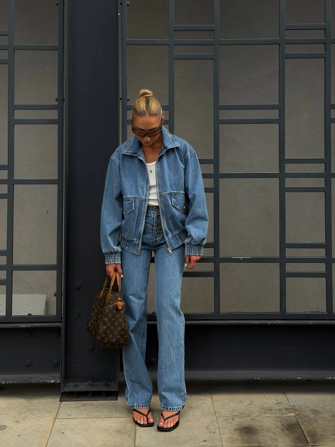 november outfits ideas 2026 Double Denim With A Minimal Finish
