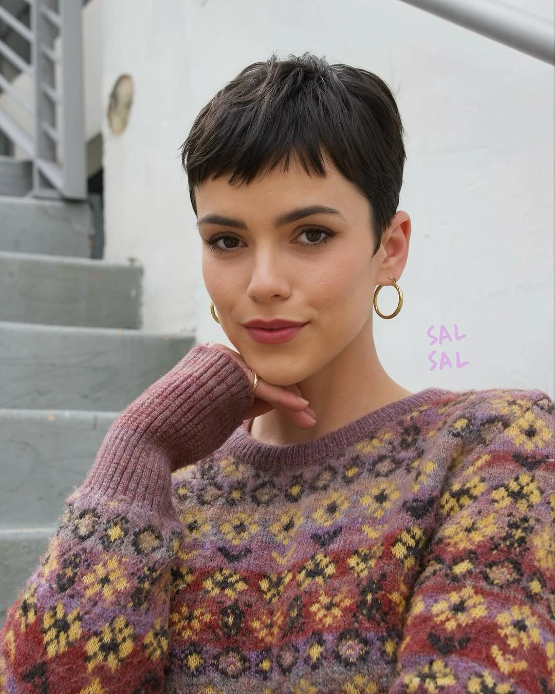 short pixie cuts for women Polished Micro Pixie With Delicate Bangs
