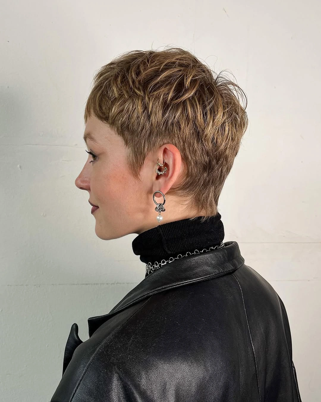 short pixie cuts for women Edgy Pixie With Textured Crown
