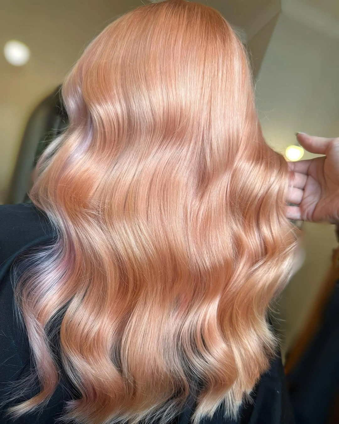 strawberry blond hair color Soft Peach Strawberry Gloss