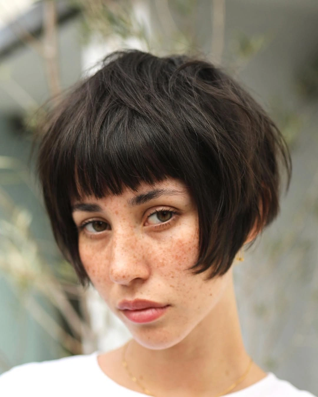stylish french bob Short French Bob With Soft Micro Fringe