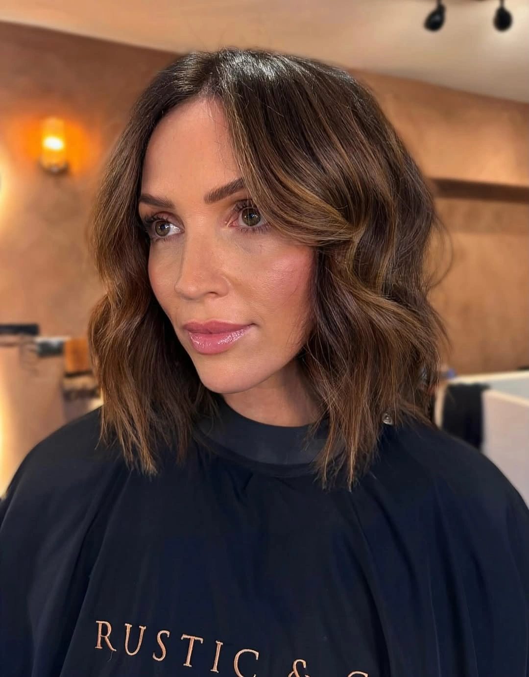 trendy hairstyles for women over 30 2027 Chocolate Midi Cut With Curtain Layers