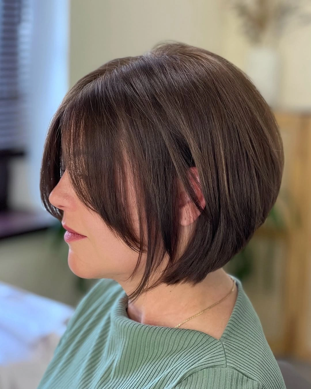 trendy hairstyles for women over 30 2027 Rounded Brunette Bixie