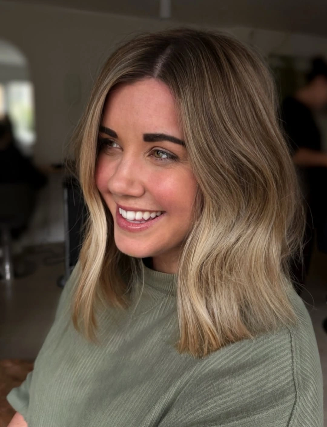 trendy hairstyles for women over 30 2027 Soft Ombre Collarbone Lob