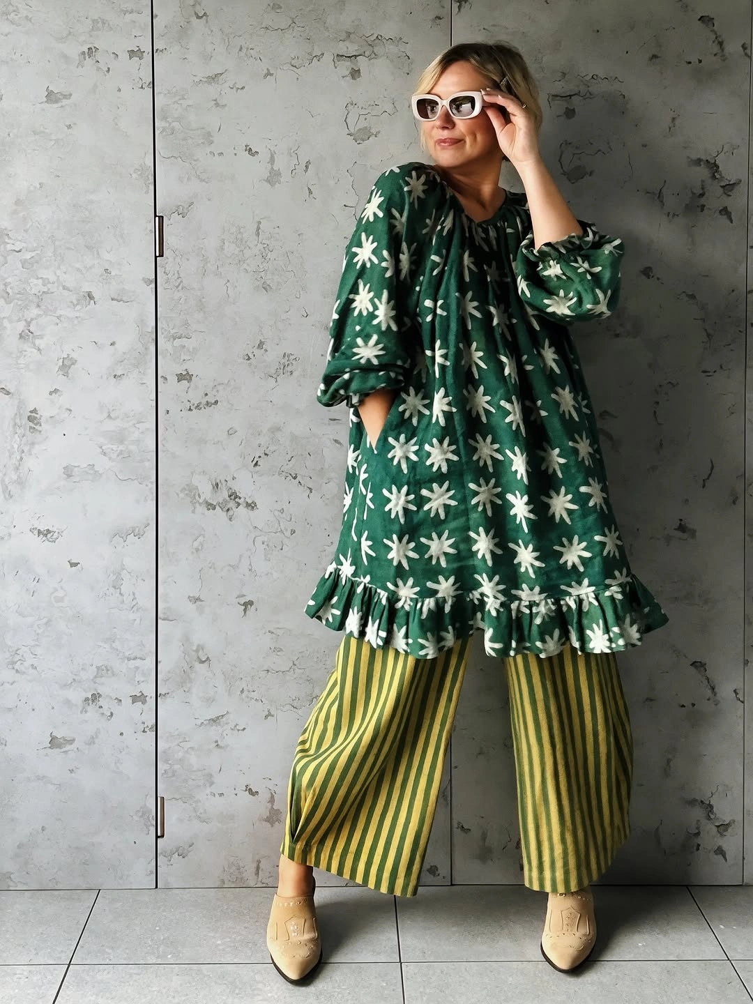 trendy outfits for women over 50 2027 Playful Prints With Relaxed Proportions