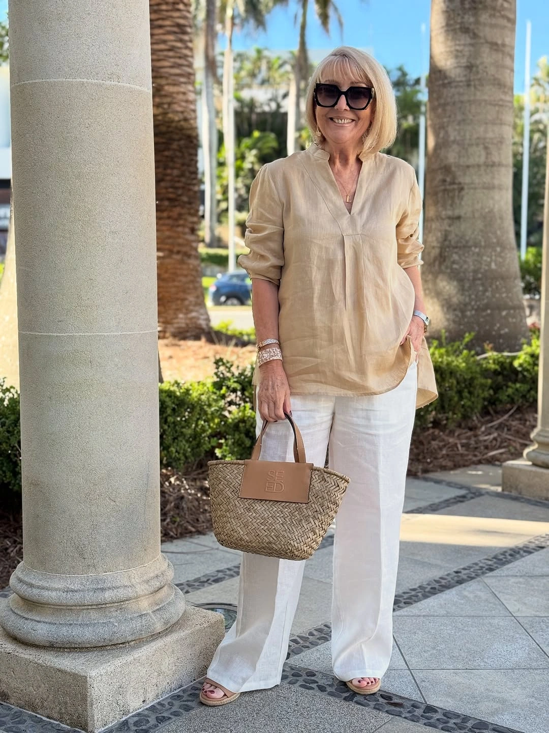 trendy outfits for women over 50 2027 Soft Neutrals For Effortless Summer Style