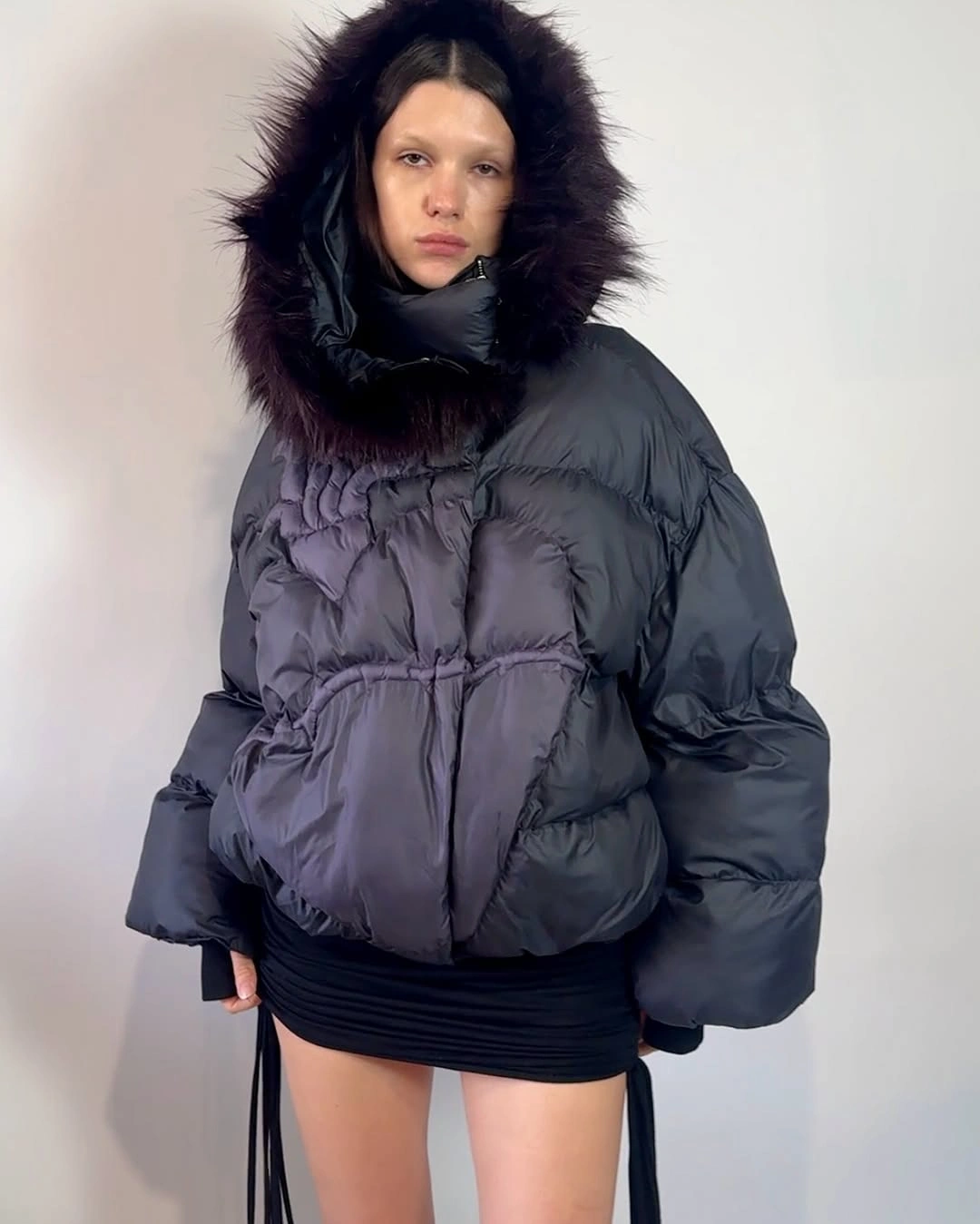 trendy puffer jackets 2027 Fur Hood Puffer With a Mini