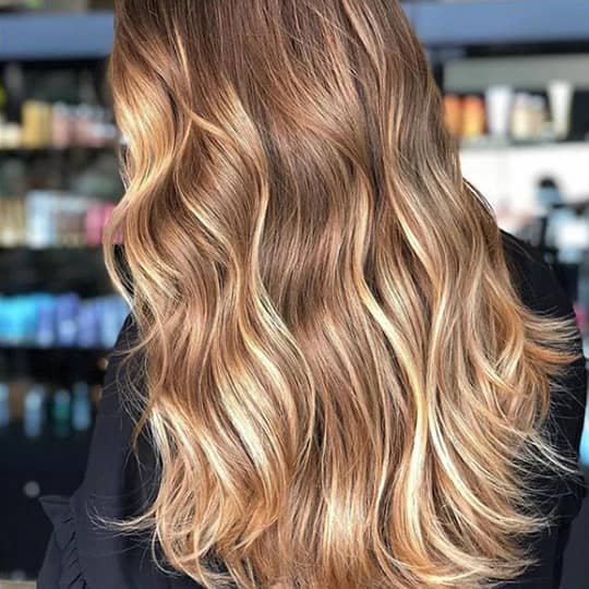 Warm Blonde Highlights On A Copper Base Visual Idea Warm Blonde Highlights On A Copper Base Visual Idea — Winter Highlights