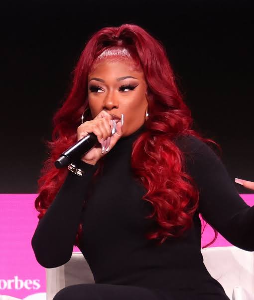 Vibrant Cherry Red High Ponytail — Winter Hair Colors for Black Women