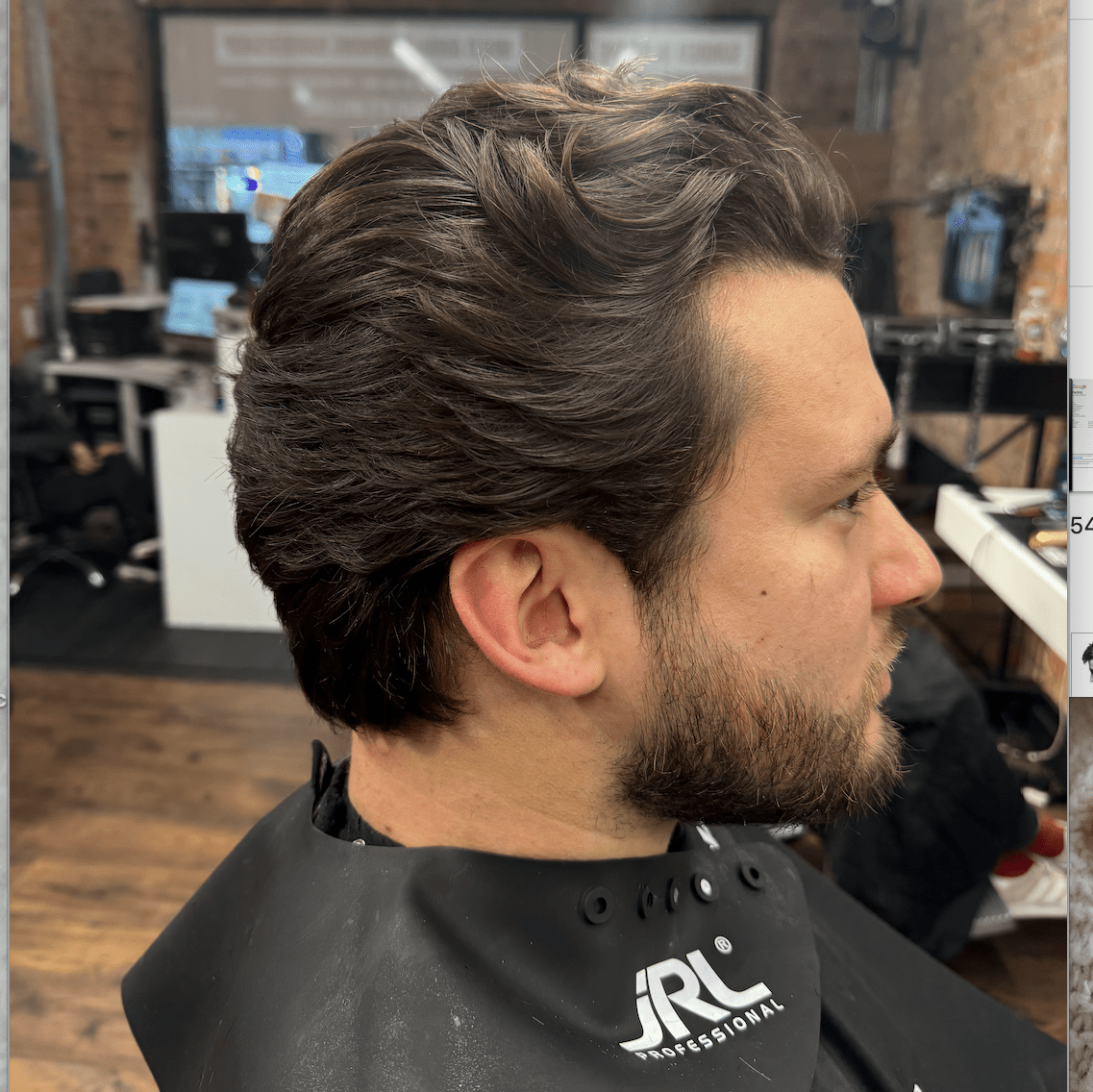 Voluminous Wavy Side Part — Winter Haircuts for Men