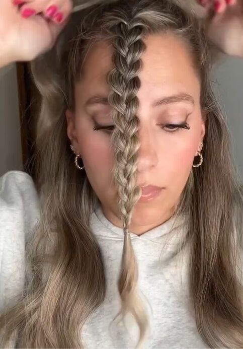 Blonde Faux Braid Style Blonde Faux Braid Style — Easy Winter Hairstyles